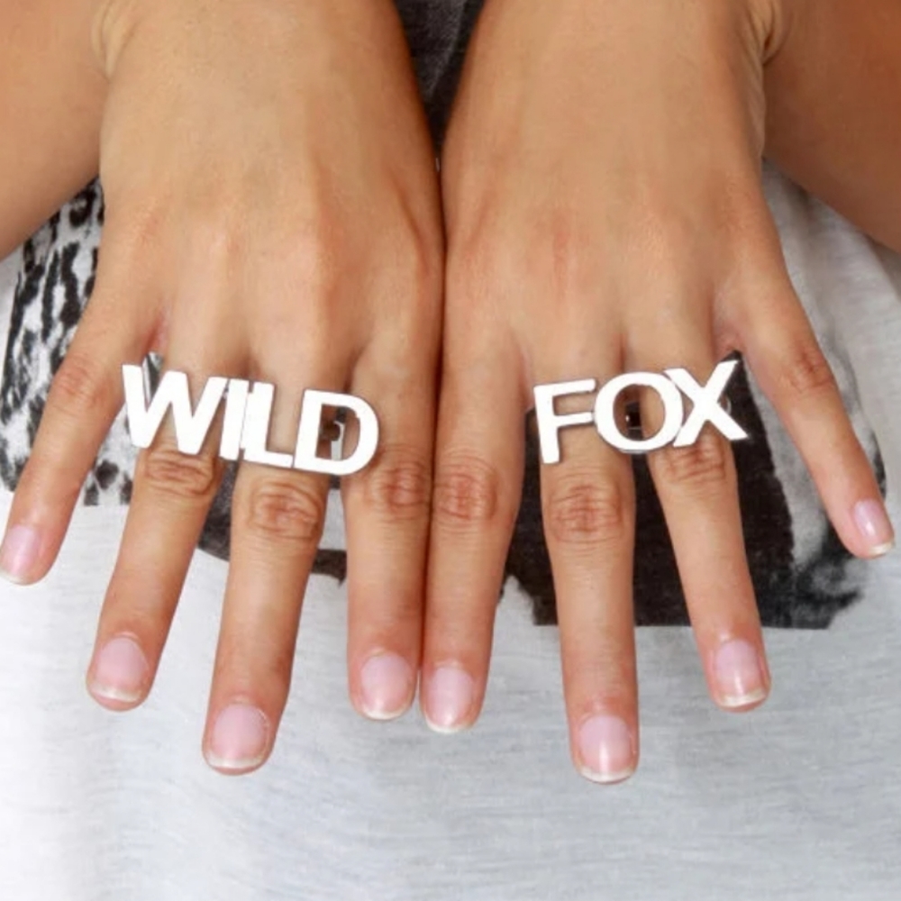 NWT Wildfox WILD + FOX Rings
